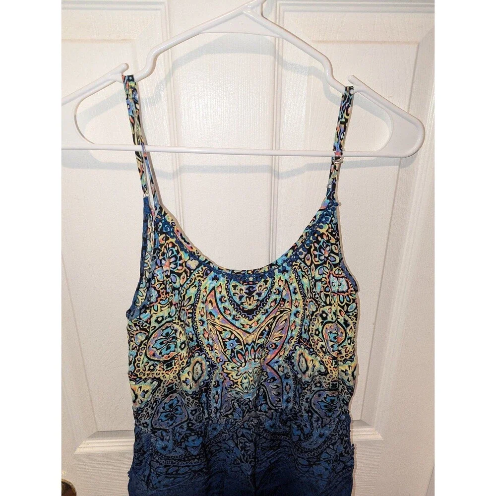Vintage Victoria's Secret Size Small Multicolor Sleep‎ Romper Boho Cozy Chic